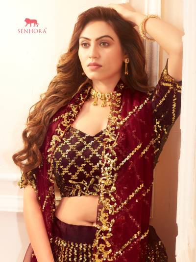 Sakhi Bridal Heritage Vol 7 By Senhora Dresses Designer Lehenga Wholesaler